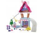 ENCHANTIMALS CHALET DES NEIGES + POUPEE BEVY ET JUMP LE LAPIN - FIGURINE 15 CM - ANIMAL - MATTEL GJX50