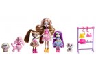 ENCHANTIMALS GLAM PARTY - FAMILLE DWYLA ET CHIENS - POUPEES, ANIMAUX, ACCESSOIRES - MATTEL - HNV26