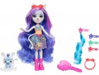 ENCHANTIMALS GLAM PARTY POUPEE ZEMIRAH ZEBRA ET GRAINY ZEBRE - FIGURINE 15 CM - ANIMAL - MATTEL HNV28