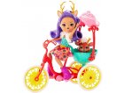 ENCHANTIMALS POUPEE DANESSA DEER AVEC VELO ET SPRINT - FIGURINE 15 CM - ANIMAL BICHE - MATTEL GJX30