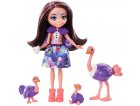 ENCHANTIMALS POUPEE OFFELIA L'AUTRUCHE RAPID FEATHERS ET FLAPPER L AUTRUCHON - FIGURINE 15 CM - ANIMAL ZOO ELEPHANT - MATTEL GTM32