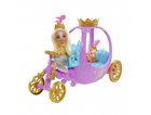 ENCHANTIMALS POUPEE PEOLA PONEY ET LE CARROSSE ROYAL - FIGURINE 15 CM - ANIMAL PONEY - MATTEL GYJ16