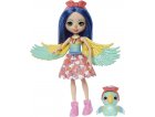 ENCHANTIMALS POUPEE PRITA ET PERROQUET FLUTTER - FIGURINE 15 CM - ANIMAL - MATTEL HHB89