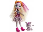 ENCHANTIMALS POUPEE ZADIE ET REF LE ZEBRE - FIGURINE 15 CM - ANIMAL - MATTEL GTM27