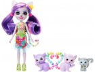 ENCHANTIMALS SUNSHINE BEACH - FAMILLE LORINDA LEMUR - POUPEES, ANIMAUX, ACCESSOIRES - MATTEL - HRX86