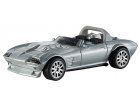 FAST & FURIOUS : CHEVROLET CORVETTE GRAND SPORT - VEHICULE MINIATURE GRIS - VOITURE - MATTEL FCF55