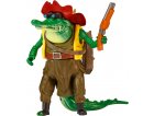 FIGURINE CROCODILE LEATHERHEAD 12 CM - LES TORTUES NINJA MUTANT MAYHEM - TMNT - TURTLES - GIOCHI PREZIOSI