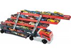 HOT WHEELS MEGA CAMION TRANSPORTEUR 43.5 CM AVEC 6 PANNEAUX DE STATIONNEMENT + 4 VOITURES - MATTEL - FPM81