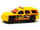 HOT WHEELS VEHICULE  FIRST RESPONSE : 07 CHEVY TAHOE - VOITURE MINIATURE METAL 1:64 JAUNE - COLLECTION - MATTEL - HTB60