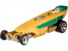 HOT WHEELS : VOITURE HAWKMAN 1:64 - VEHICULE MINIATURE OR ET VERT - COLLECTION BATMAN - MATTEL FRB36