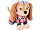 LA SUPER PAT PATROUILLE LE FILM : CHIENNE LIBERTY QUI S'ETIRE ET LA PAT PATROUILLE JUNIOR - PELUCHE LICENCE PAW PATROL - SPIN MASTER - 20143564