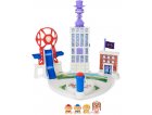 LA SUPER PAT PATROUILLE LE FILM : LE QUARTIER GENERAL DANS LA VILLE MR HELLINGER + 4 FIGURINES : PAT PATROUILLE JUNIOR + LIBERTY  - PAW PATROL TOUR DE CONTROLE