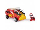 LA SUPER PAT PATROUILLE LE FILM : MARCUS ET CAMION POMPIER SON ET LUMIERE - FIGURINE CHIEN - VEHICULE DE LUXE - PAW PATROL THE MIGHTY MOVIE