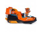 LA SUPER PAT PATROUILLE LE FILM : ZUMA ET HOVERCRAFT SON ET LUMIERE - FIGURINE CHIEN - VEHICULE DE LUXE - PAW PATROL THE MIGHTY MOVIE