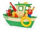 LE BATEAU DE PECHE DE CHARLIE - SAM LE POMPIER - SIMBA - FIGURINE ET ACCESSOIRES