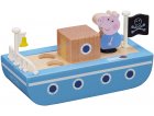 LE BATEAU EN BOIS DE PEPPA PIG - 1 FIGURINE - GIOCHI PREZIOSI - MONDE MINIATURE