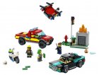 LEGO CITY 60319 LE SAUVETAGE DES POMPIERS ET LA COURSE-POURSUITE DE LA POLICE