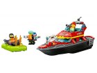 LEGO CITY 60373 LE BATEAU DE SAUVETAGE DES POMPIERS