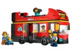 LEGO CITY 60407 LE BUS ROUGE A DEUX ETAGES
