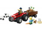 LEGO CITY 60461 TRACTEUR AGRICOLE ROUGE AVEC REMORQUE ET MOUTONS