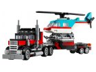 LEGO CREATOR 31146 LE CAMION REMORQUE AVEC HELICOPTERE