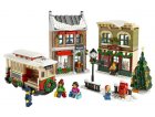 LEGO ICONS 10308 LA GRANDE RUE DECOREE POUR LES FETES