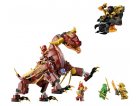 LEGO NINJAGO 71793 LE DRAGON DE LAVE TRANSFORMABLE DE HEATWAVE