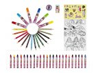 MALLETTE DE COLORIAGE BARBIE FASHION 51 PIECES - KIT DESSIN - COFFRET ARTISTIQUE