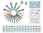 MALLETTE DE COLORIAGE STITCH 51 PIECES - KIT DESSIN - COFFRET ARTISTIQUE