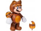 MARIO TANUKI AVEC SUPER FEUILLE : FIGURINE SUPER MARIO 10 CM - FIGURINE NINTENDO ARTICULE - JAKKS