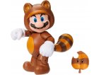 MARIO TANUKI AVEC SUPER FEUILLE : FIGURINE SUPER MARIO 10 CM - FIGURINE NINTENDO ARTICULE - JAKKS