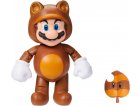 MARIO TANUKI AVEC SUPER FEUILLE : FIGURINE SUPER MARIO 10 CM - FIGURINE NINTENDO ARTICULE - JAKKS