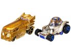 PACK DE 2 VEHICULES STAR WARS R2-D2 ET C-3PO - HOT WHEELS CHARACTER CARS - MATTEL - DXR03