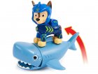 PAT PATROUILLE AQUA PUPS CHASE ET SON REQUIN - FIGURINE CHIEN - PAW PATROL - SPIN MASTER - 20139319