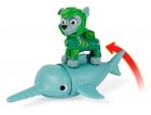 PAT PATROUILLE AQUA PUPS ROCKY ET SON POISSON SCIE - FIGURINE CHIEN - PAW PATROL - SPIN MASTER - 20139322