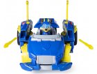 PAT PATROUILLE CHASE AVEC VOITURE DE POLICE TRANSFORMABLE - FIGURINE CHIEN - PAW PATROL MIGHTY PUPS SUPER PAWS - SPIN MASTER