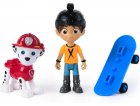 PAT PATROUILLE DANNY ET SON SKATE ET CHIEN MARCUS - 2 FIGURINES - PAW PATROL - SPIN MASTER 20148184