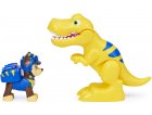 PAT PATROUILLE DINO RESCUE CHASE ET SON TYRANNOSAURUS + DINOSAURE MYSTERE - FIGURINE CHIEN - PAW PATROL - SPIN MASTER - 20126399