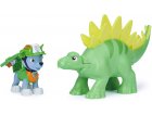 PAT PATROUILLE DINO RESCUE ROCKY ET SON STEGOSAURE + DINOSAURE MYSTERE - FIGURINE CHIEN - PAW PATROL - SPIN MASTER - 20129715