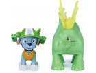 PAT PATROUILLE DINO RESCUE ROCKY ET SON STEGOSAURE + DINOSAURE MYSTERE - FIGURINE CHIEN - PAW PATROL - SPIN MASTER - 20129715