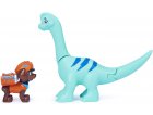 PAT PATROUILLE DINO RESCUE ZUMA ET SON BRONTOSAURE + DINOSAURE MYSTERE - FIGURINE CHIEN - PAW PATROL - SPIN MASTER - 20129716