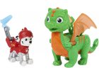 PAT PATROUILLE KNIGHTS RESCU MARCUS ET DRAGON JADE VERT ET ORANGE - FIGURINE CHIEN - PAW PATROL - SPIN MASTER - 20135926