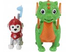 PAT PATROUILLE KNIGHTS RESCU MARCUS ET DRAGON JADE VERT ET ORANGE - FIGURINE CHIEN - PAW PATROL - SPIN MASTER - 20135926