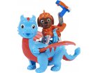 PAT PATROUILLE KNIGHTS RESCU ZUMA ET DRAGON RUBY BLEU ET ORANGE - FIGURINE CHIEN - PAW PATROL - SPIN MASTER - 20135930