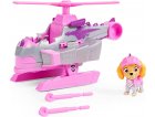 PAT PATROUILLE KNIGHTS RESCUE : STELLA ET SON HELICOPTERE - FIGURINE CHIEN - VEHICULE DE LUXE - PAW PATROL - SPIN MASTER - 20135919
