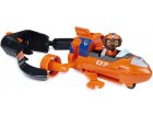 PAT PATROUILLE LE FILM : ZUMA AVEC SON HOVERCRAFT TRANSFORMABLE - FIGURINE CHIEN - VEHICULE DE LUXE - PAW PATROL - SPIN MASTER - 20133391