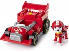 PAT PATROUILLE MARCUS ET SA VOITURE DE COURSE A RETROFRICTION ET SONORE - FIGURINE CHIEN - PAW PATROL READY RACE RESCUE 20119527