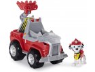 PAT PATROUILLE MARCUS ET SON 4 X 4 TOUT TERRAIN POMPIER + DINOSAURE MYSTERE - FIGURINE CHIEN - PAW PATROL DINO RESCUE