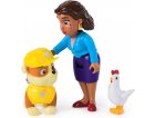 PAT PATROUILLE MME GOODWAY + POULE GALINETTA + RUBEN - 3 FIGURINES - CHIEN - PAW PATROL - SPIN MASTER - 20148185