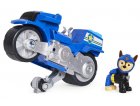 PAT PATROUILLE MOTO PUPS : CHASE AVEC SA MOTO POLICE A RETROFRICTION - FIGURINE CHIEN - VEHICULE DE LUXE - PAW PATROL - SPIN MASTER